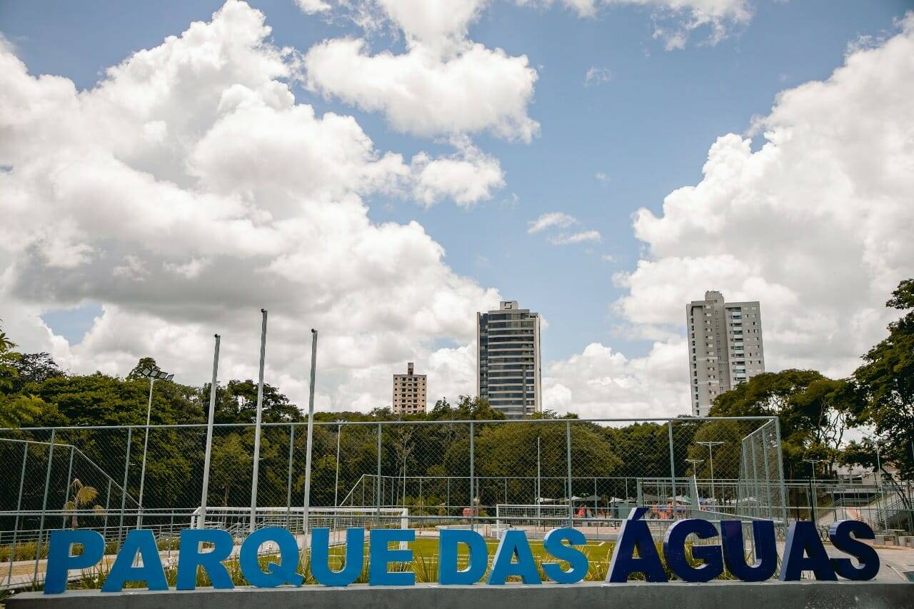 Prefeitura De An Polis Inaugura Parque Das Guas Folhain