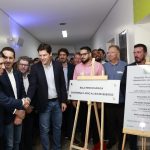 Daniel Vilela durante inauguração da nova ala de hemodinâmica do HMAP; novidade vai ampliar atendimentos cardíacos em Goiás