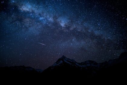 Céu estrelado noturno (imagem ilustrativa)